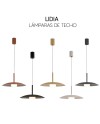 LIDIA * COLGANTE 1L LED 12W  - NEGRO